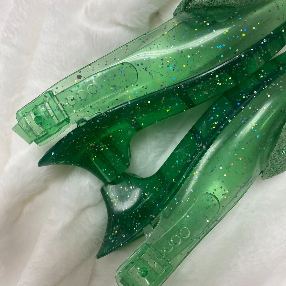 The Little Mermaid Ariel Glitter Shoes (Adjustable size up to 11-12) - Picture 3 of 3